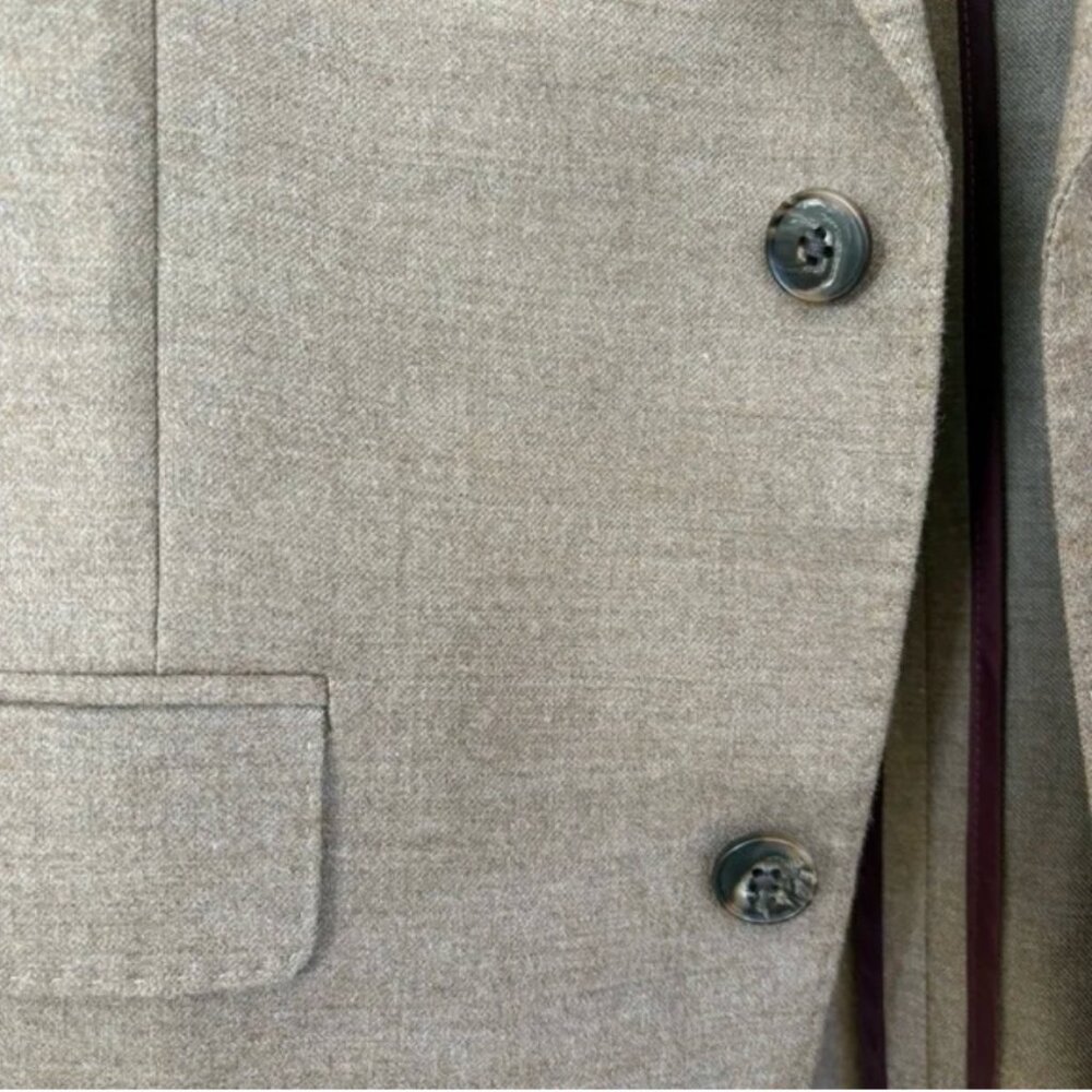 Bonobos Italian Stretch Wool Flannel Jacket Blazer - 38s Slim - NWOT - Picture 2 of 6